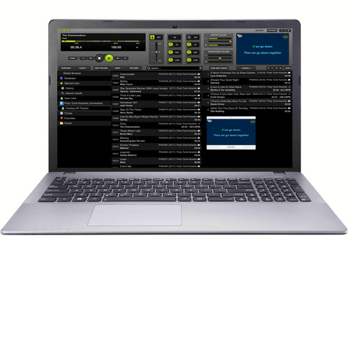Karaoke laptop with free - laptop,